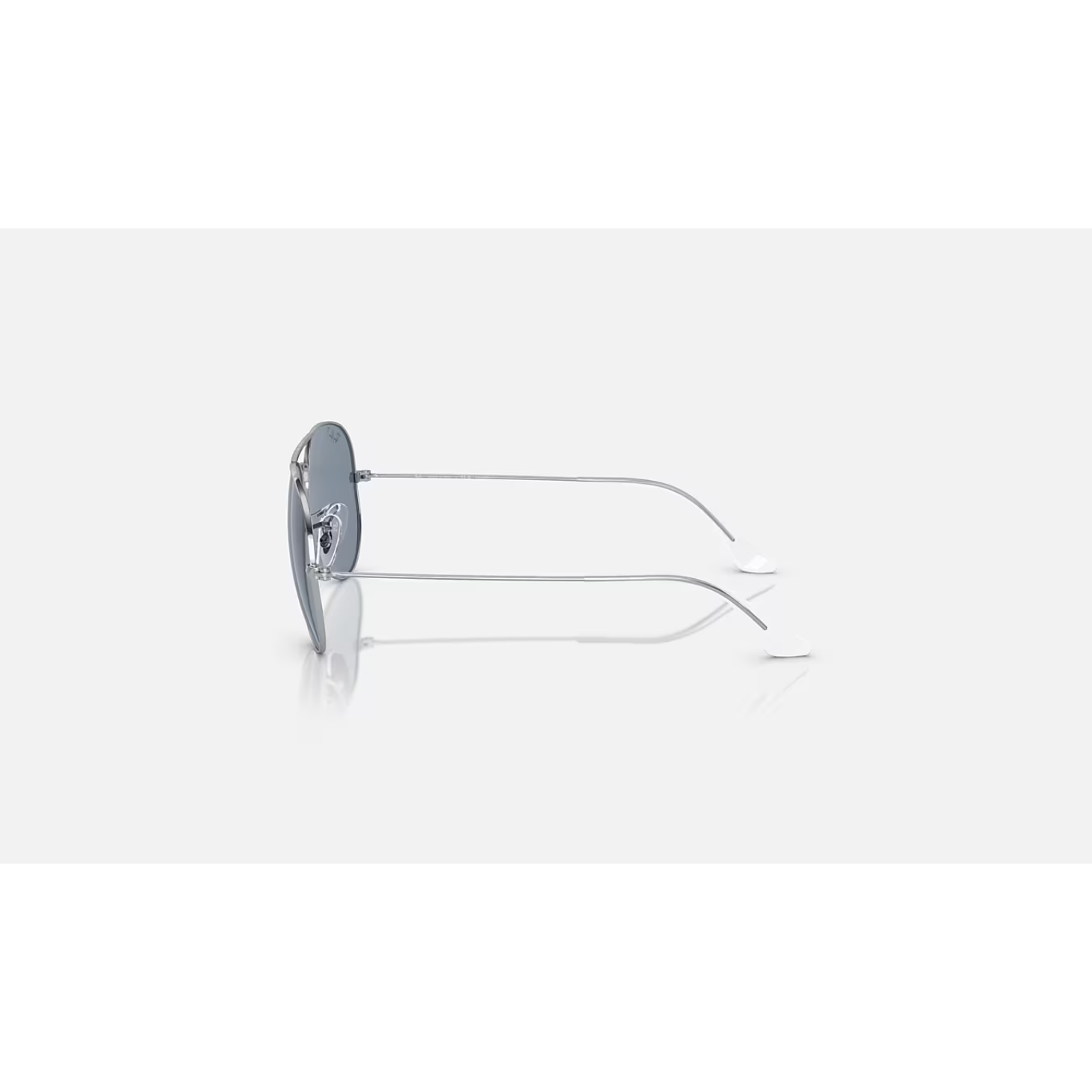 Ray Ban Aviator RB3025 Polished Silver/Blue