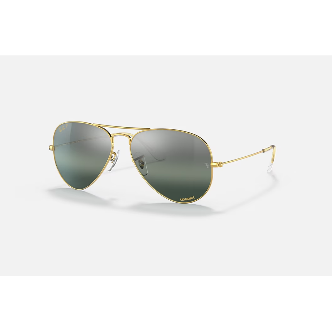 Ray Ban Aviator RB3025 Chromance Polished Gold
