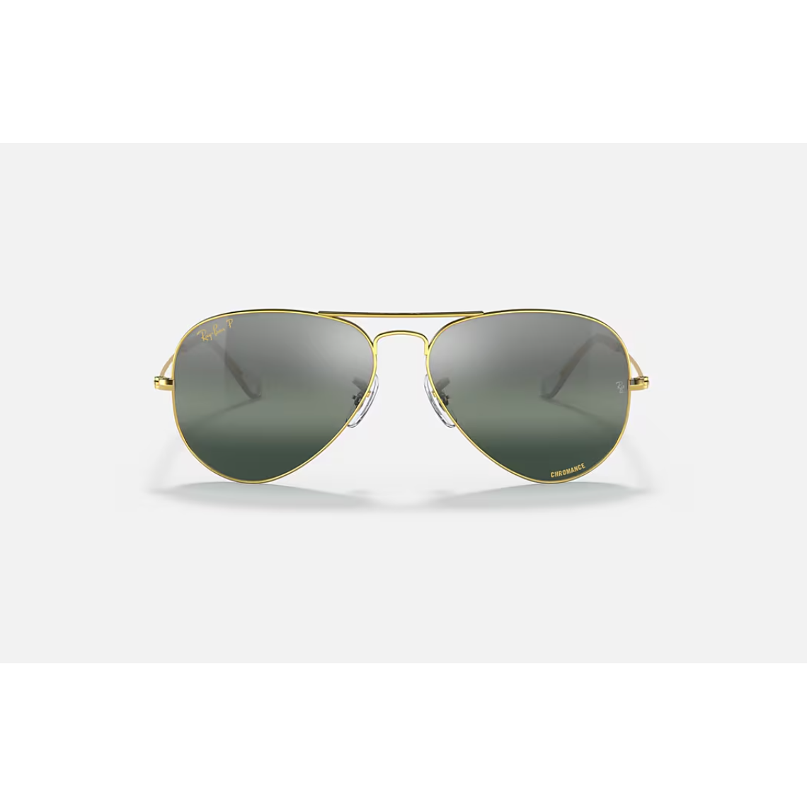 Ray Ban Aviator RB3025 Chromance Polished Gold