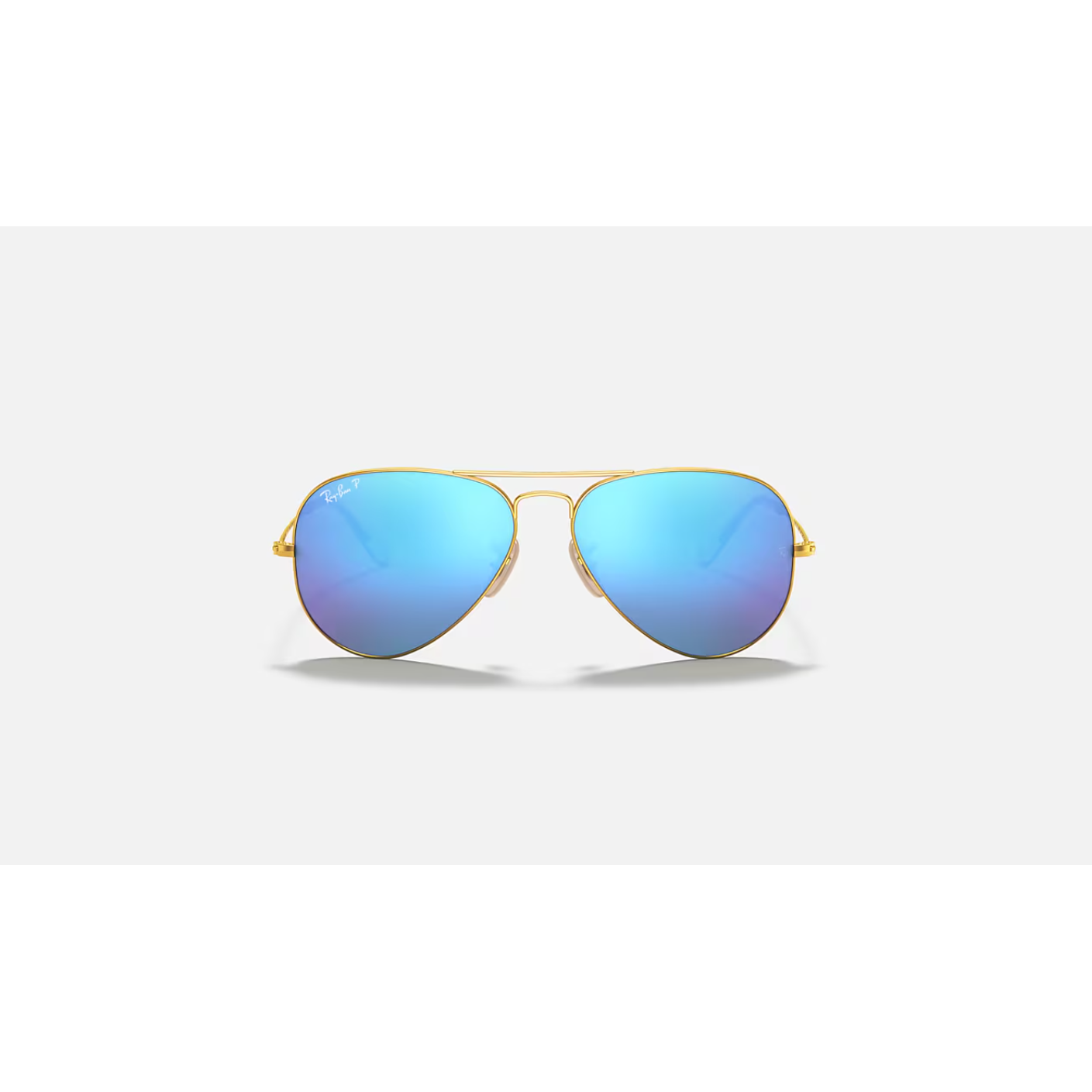 Ray Ban Aviator RB3025 Matte Gold/Blue